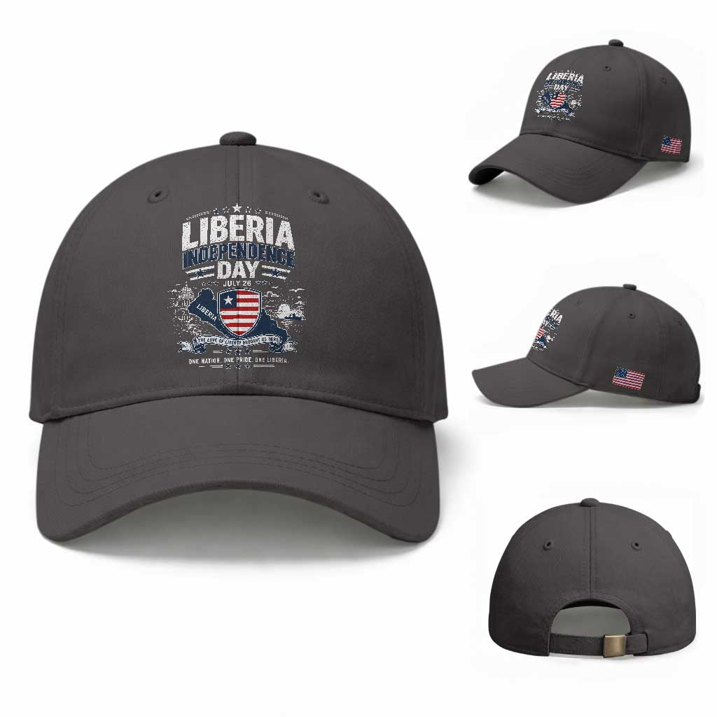 Liberia Independence Day July 26 Patriotic Pride Baseball Cap
