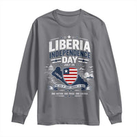 Liberia Independence Day July 26 Patriotic Pride Long Sleeve Shirt
