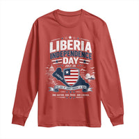 Liberia Independence Day July 26 Patriotic Pride Long Sleeve Shirt