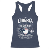 Liberia Independence Day July 26 Patriotic Pride Racerback Tank Top