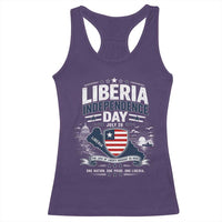 Liberia Independence Day July 26 Patriotic Pride Racerback Tank Top