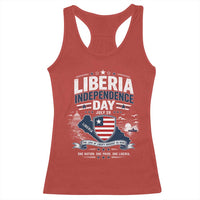 Liberia Independence Day July 26 Patriotic Pride Racerback Tank Top