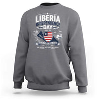 Liberia Independence Day July 26 Patriotic Pride Sweatshirt
