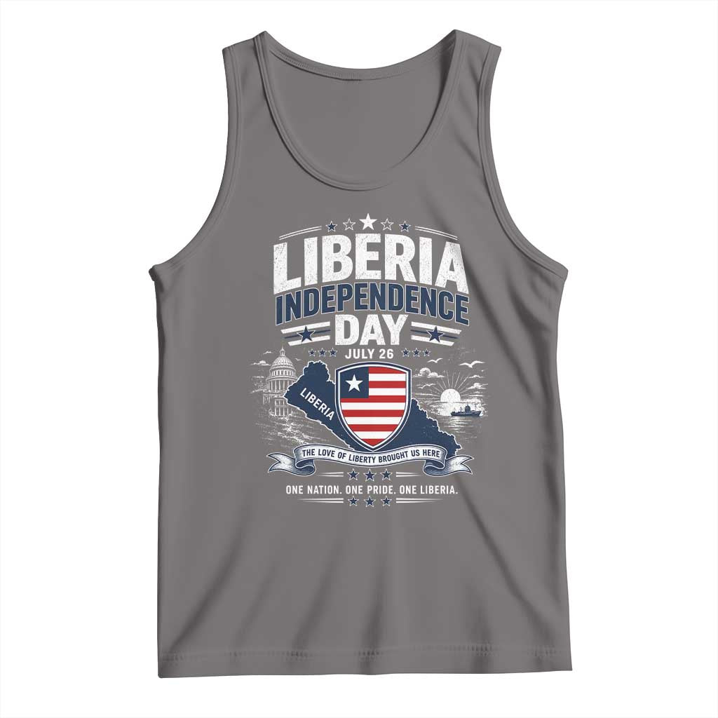 Liberia Independence Day July 26 Patriotic Pride Tank Top