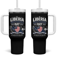 Liberia Independence Day July 26 Patriotic Pride Tumbler With Handle