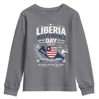 Liberia Independence Day July 26 Patriotic Pride Youth Sweatshirt