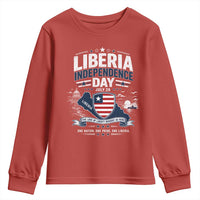 Liberia Independence Day July 26 Patriotic Pride Youth Sweatshirt