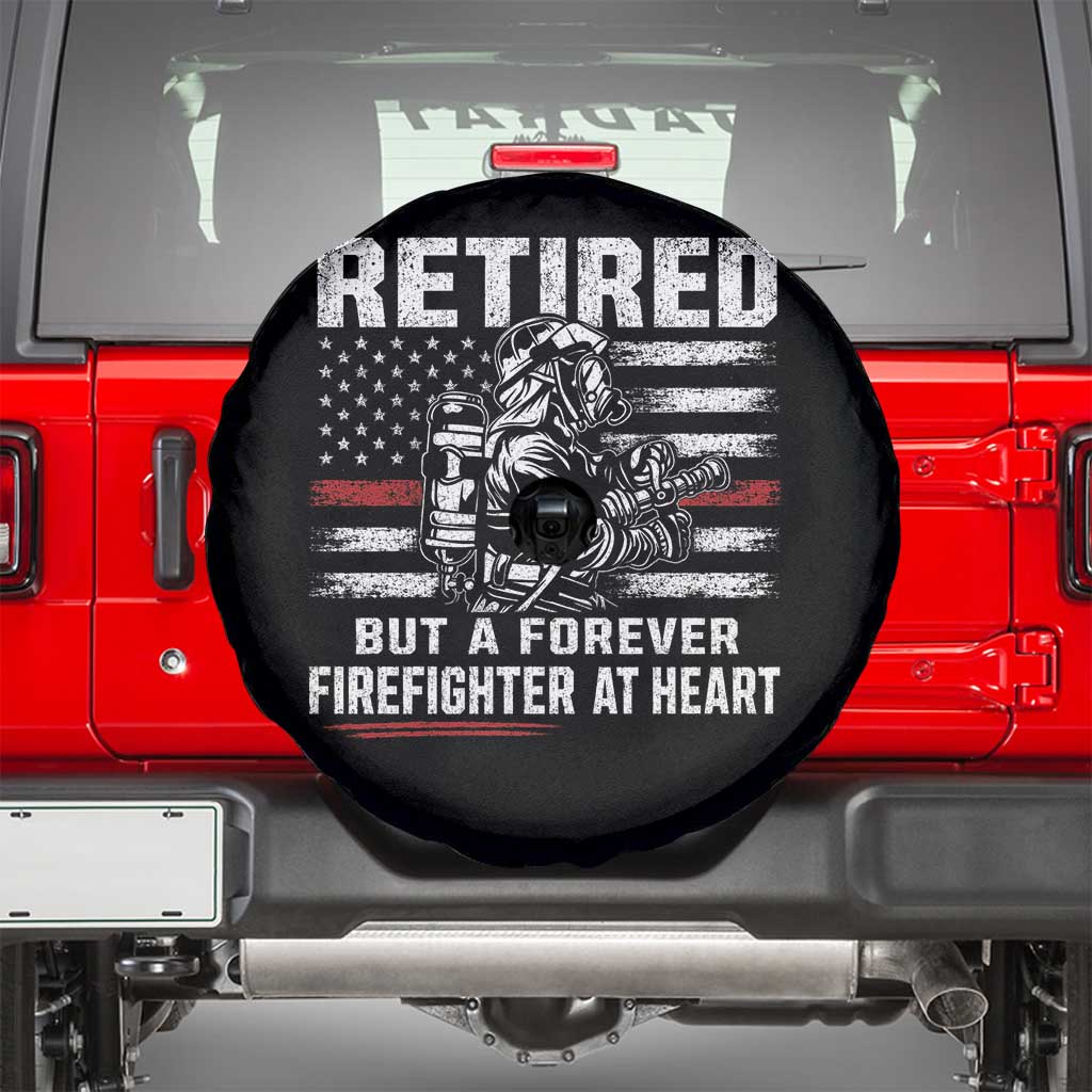 Retired Firefighter Spare Tire Cover Fireman Pride 911 Rescue Retirement Gift