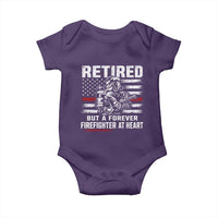 Retired Firefighter Baby Onesie Fireman Pride 911 Rescue Retirement Gift