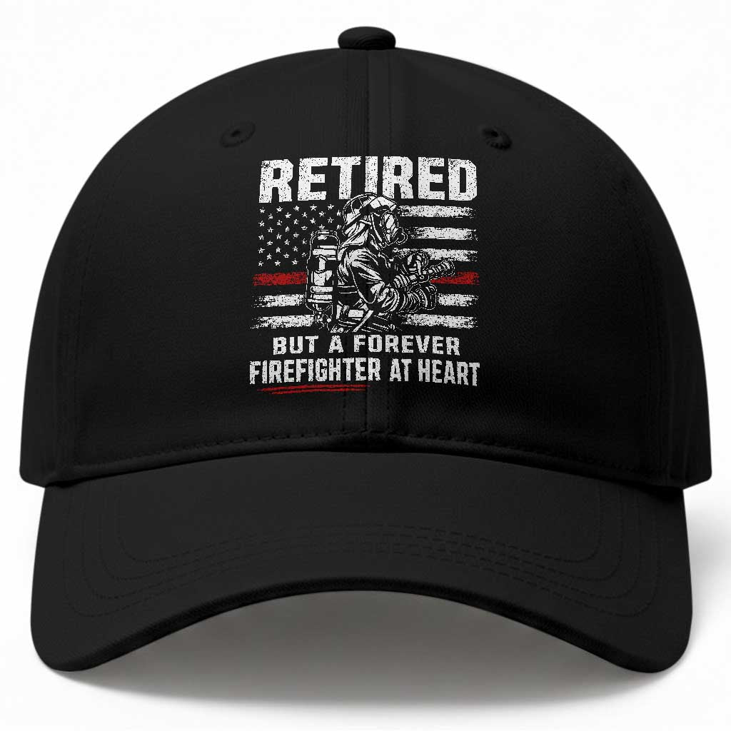 Retired Firefighter Baseball Cap Fireman Pride 911 Rescue Retirement Gift