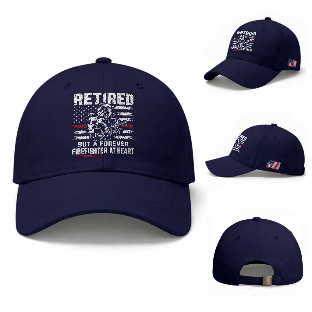 Retired Firefighter Baseball Cap Fireman Pride 911 Rescue Retirement Gift