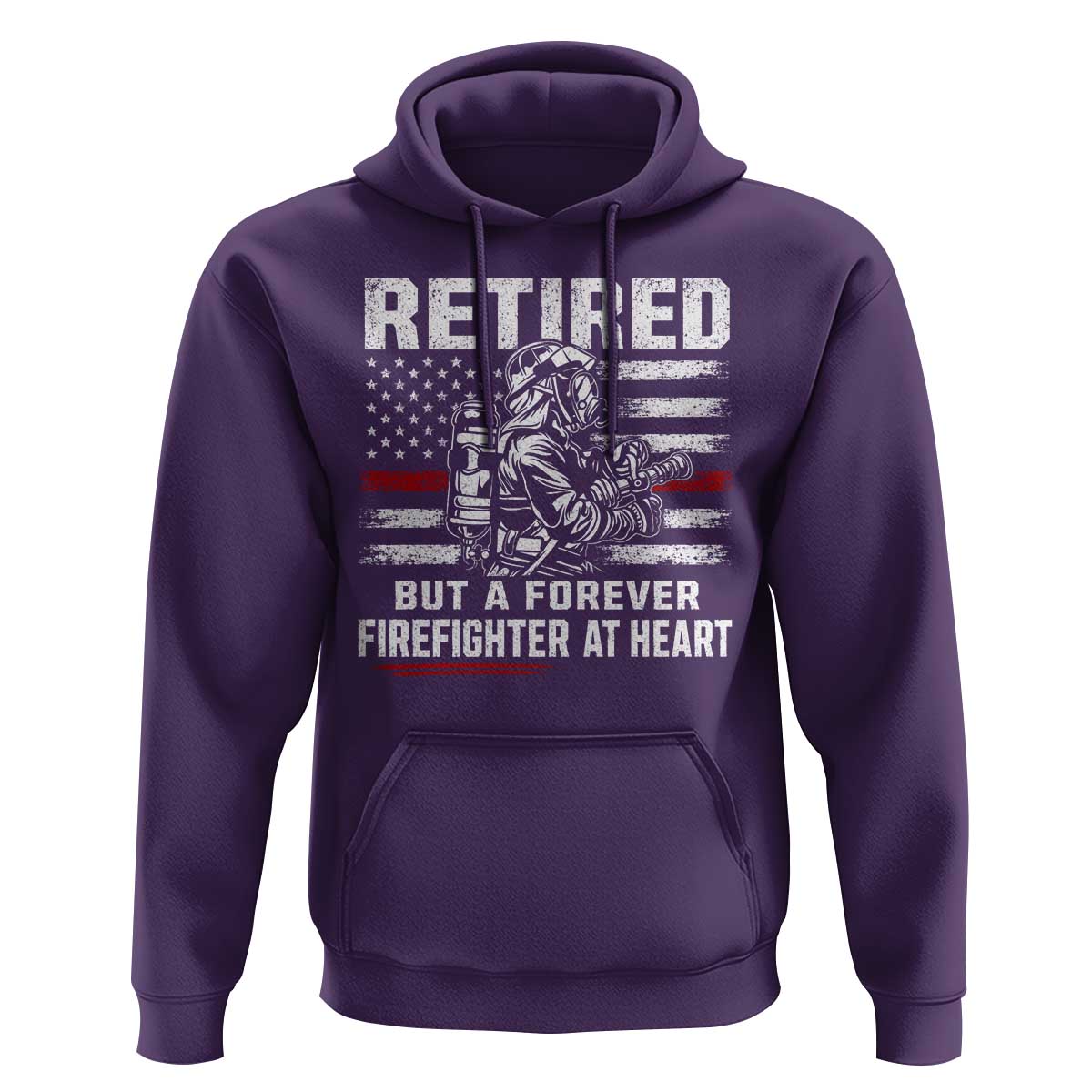 Retired Firefighter Hoodie Fireman Pride 911 Rescue Retirement Gift