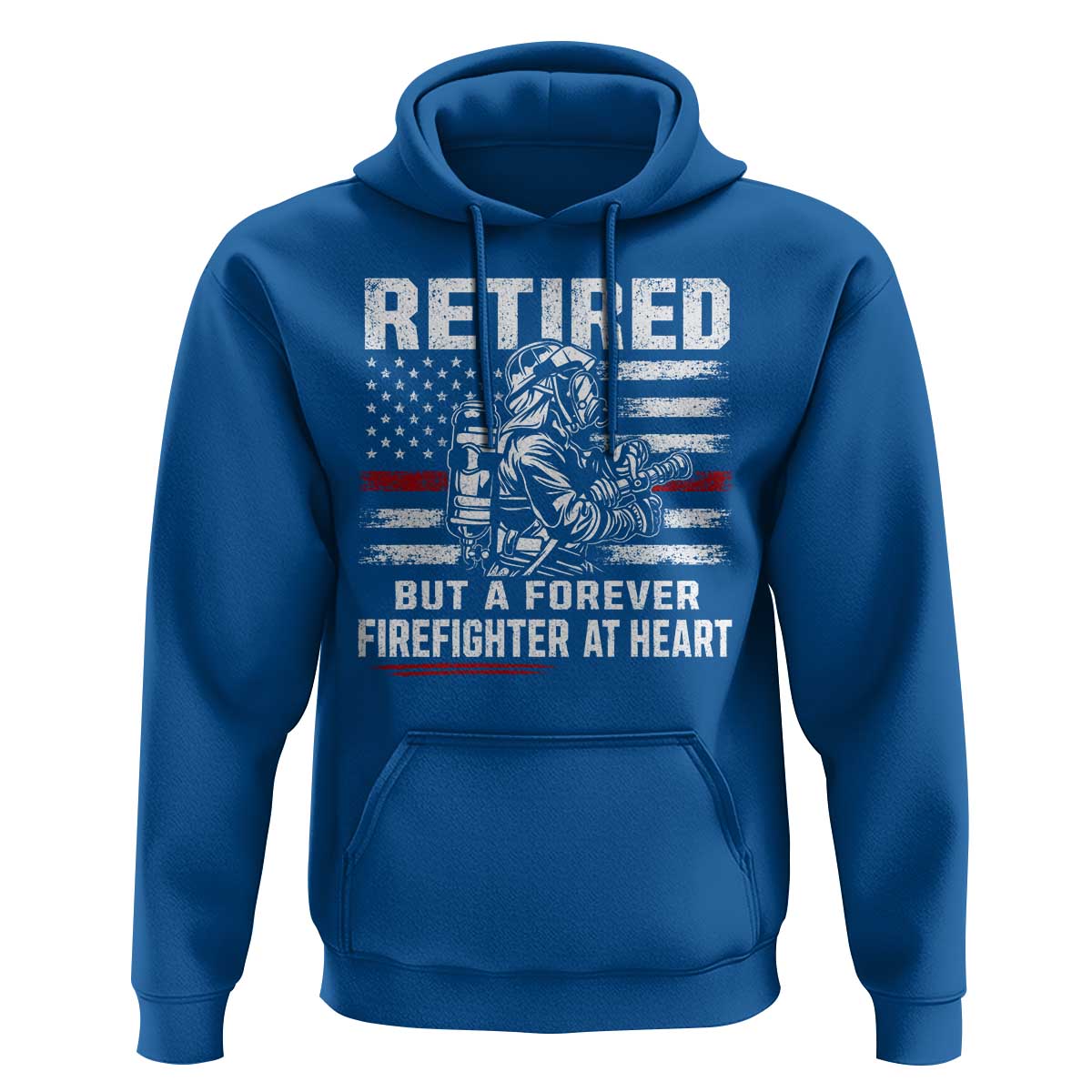 Retired Firefighter Hoodie Fireman Pride 911 Rescue Retirement Gift