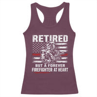 Retired Firefighter Racerback Tank Top Fireman Pride 911 Rescue Retirement Gift