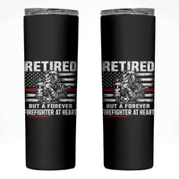 Retired Firefighter Skinny Tumbler Fireman Pride 911 Rescue Retirement Gift