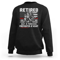 Retired Firefighter Sweatshirt Fireman Pride 911 Rescue Retirement Gift