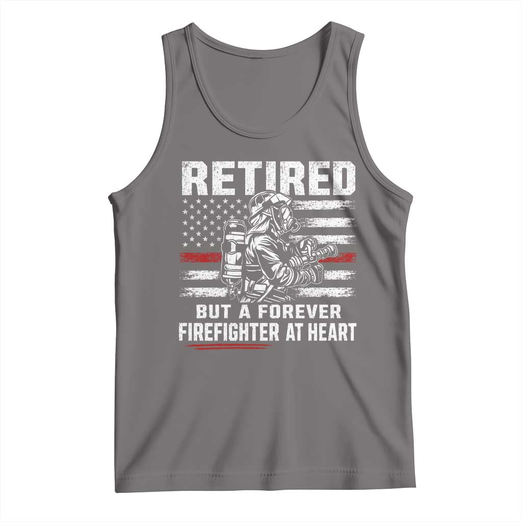 Retired Firefighter Tank Top Fireman Pride 911 Rescue Retirement Gift