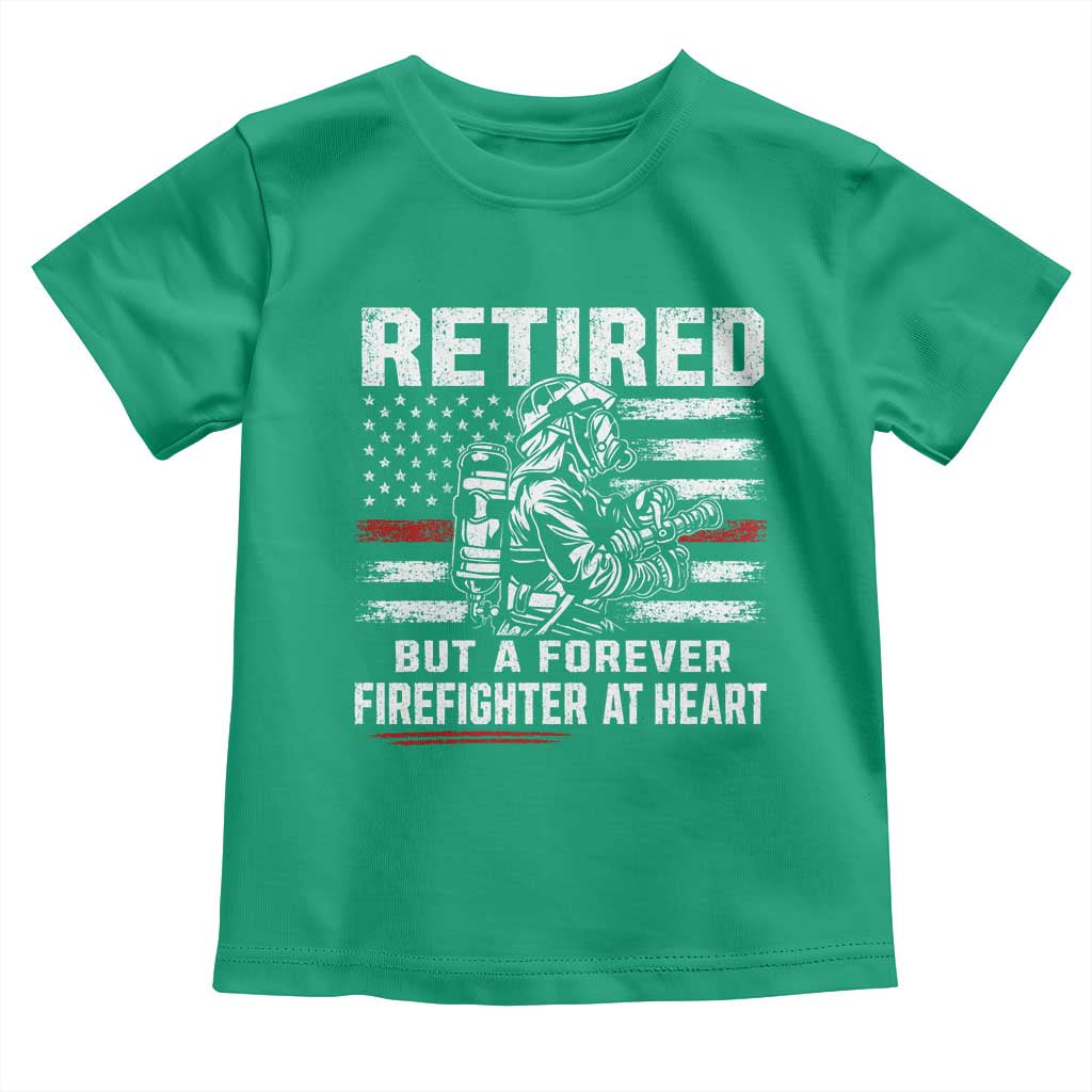 Retired Firefighter Toddler T Shirt Fireman Pride 911 Rescue Retirement Gift