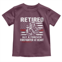 Retired Firefighter Toddler T Shirt Fireman Pride 911 Rescue Retirement Gift