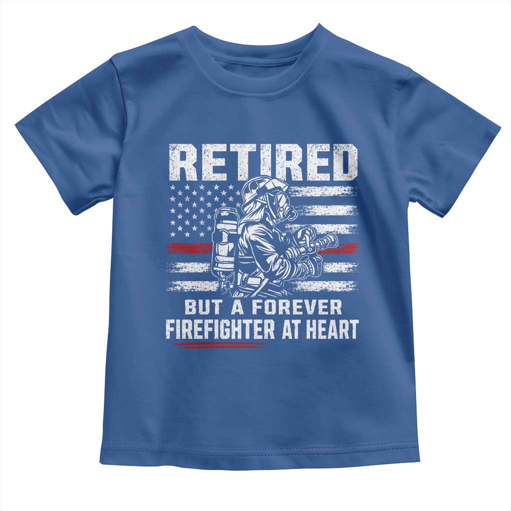 Retired Firefighter Toddler T Shirt Fireman Pride 911 Rescue Retirement Gift