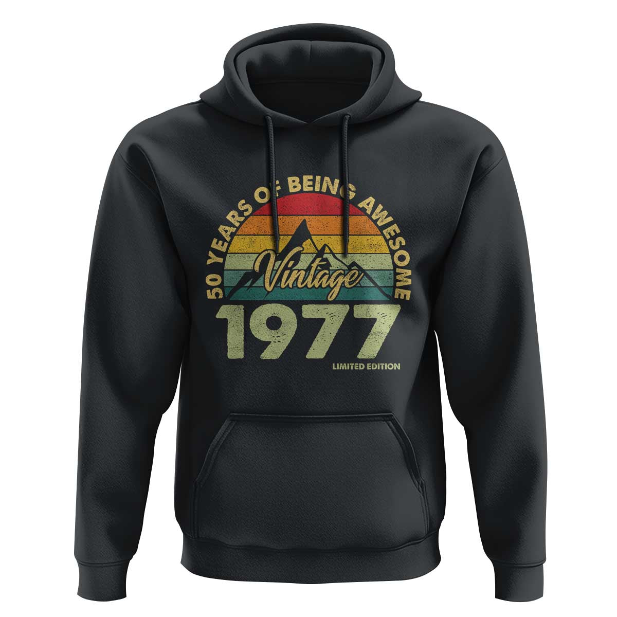 50th Birthday Hoodie Vintage 1977 Limited Edition 50 Year Old Gift