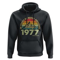 50th Birthday Hoodie Vintage 1977 Limited Edition 50 Year Old Gift