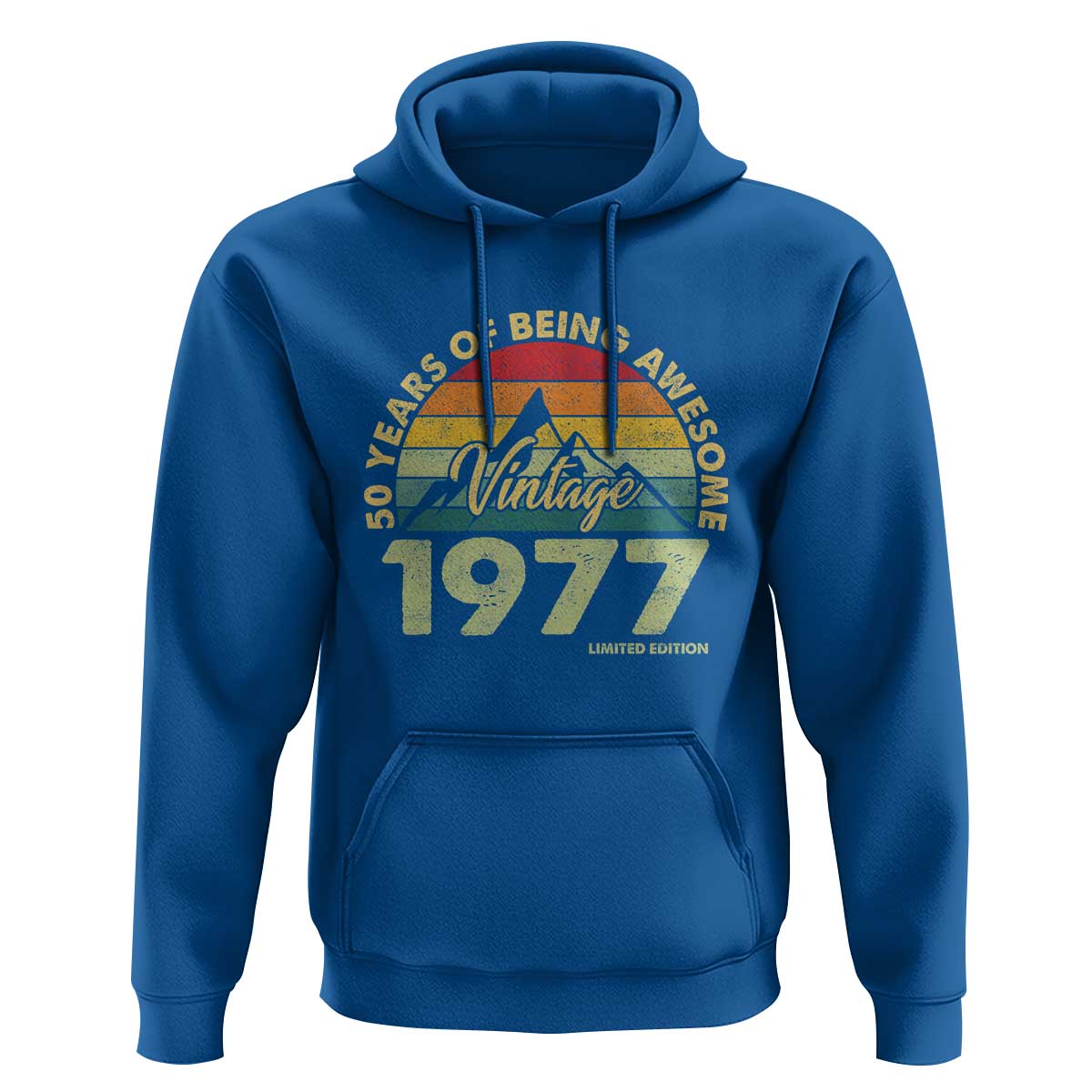 50th Birthday Hoodie Vintage 1977 Limited Edition 50 Year Old Gift