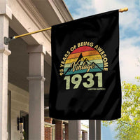 95th Birthday Garden Flag Vintage 1931 Limited Edition 95 Year Old Gift