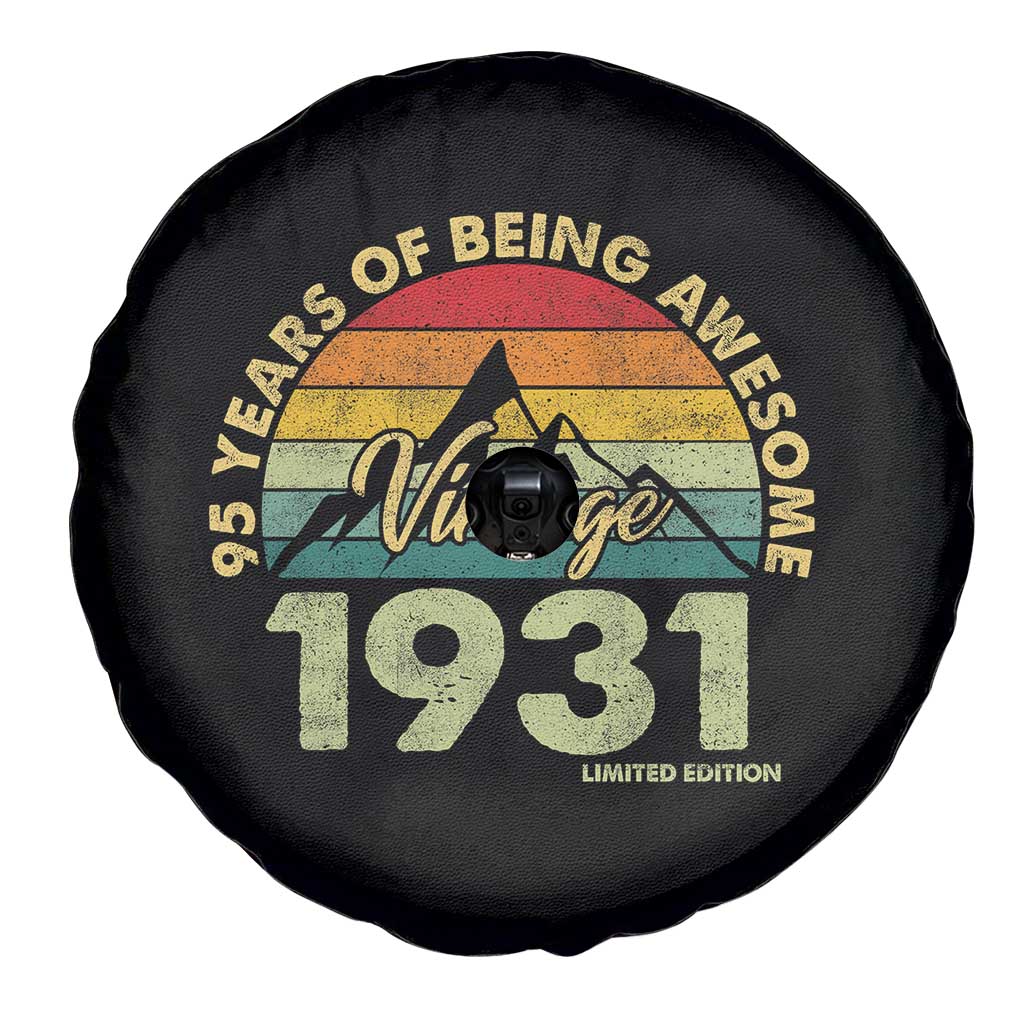 95th Birthday Spare Tire Cover Vintage 1931 Limited Edition 95 Year Old Gift