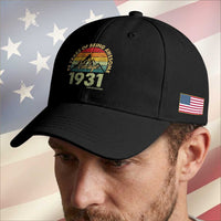95th Birthday Baseball Cap Vintage 1931 Limited Edition 95 Year Old Gift