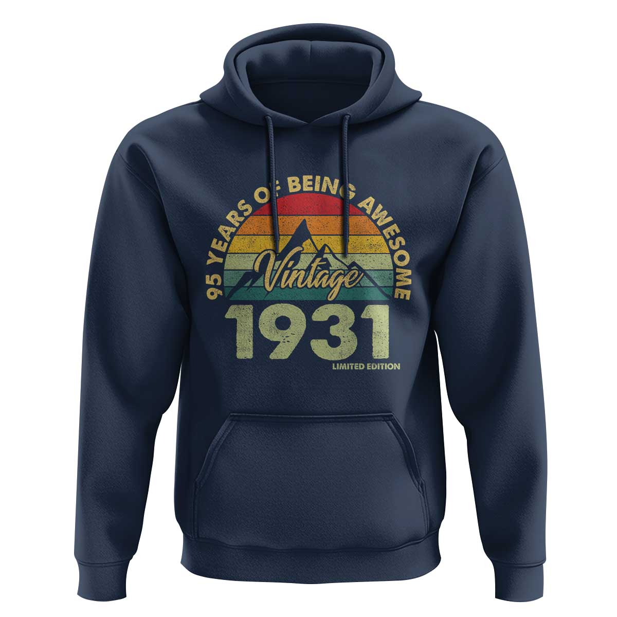 95th Birthday Hoodie Vintage 1931 Limited Edition 95 Year Old Gift