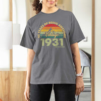 95th Birthday T Shirt For Women Vintage 1931 Limited Edition 95 Year Old Gift