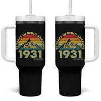 95th Birthday Tumbler With Handle Vintage 1931 Limited Edition 95 Year Old Gift