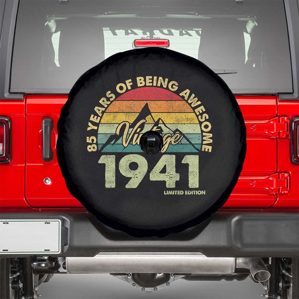 85th Birthday Spare Tire Cover Vintage 1941 Limited Edition 85 Year Old Gift