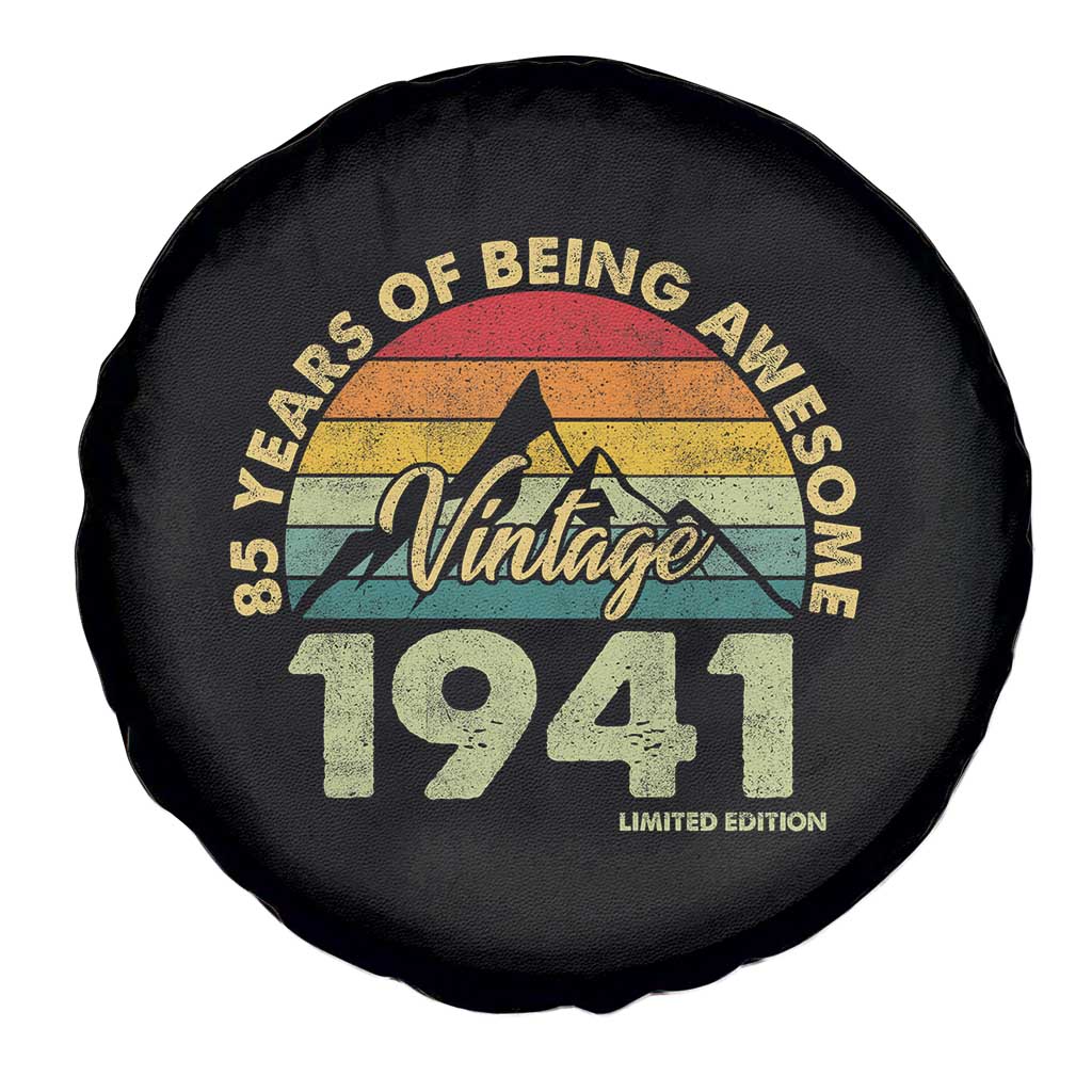 85th Birthday Spare Tire Cover Vintage 1941 Limited Edition 85 Year Old Gift