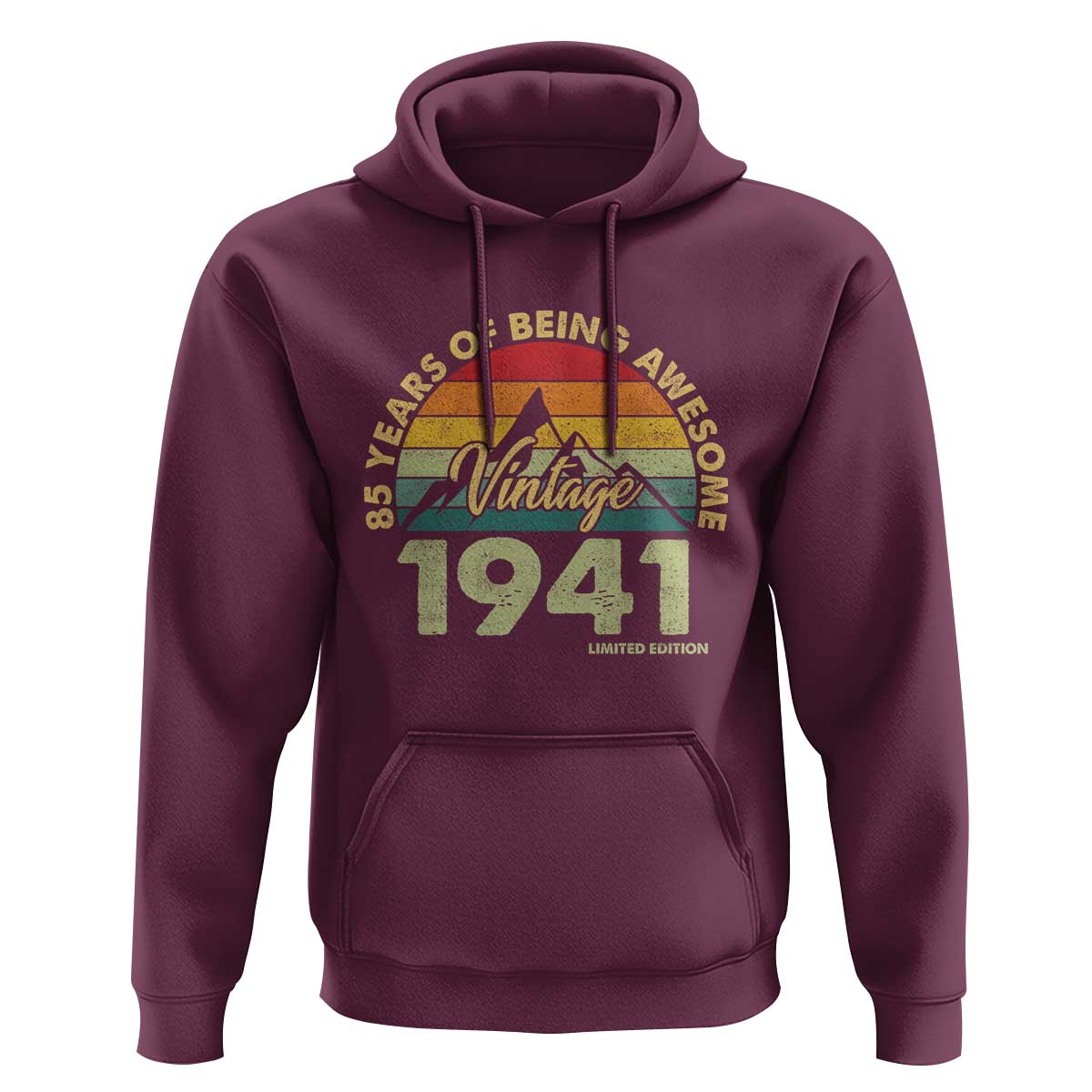 85th Birthday Hoodie Vintage 1941 Limited Edition 85 Year Old Gift