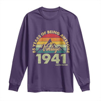85th Birthday Long Sleeve Shirt Vintage 1941 Limited Edition 85 Year Old Gift