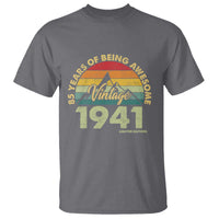 85th Birthday T Shirt Vintage 1941 Limited Edition 85 Year Old Gift