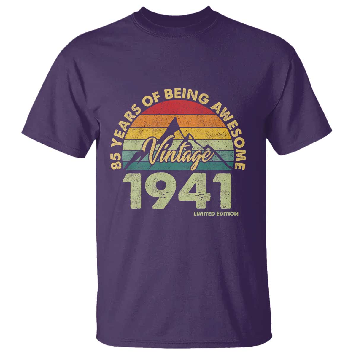85th Birthday T Shirt Vintage 1941 Limited Edition 85 Year Old Gift