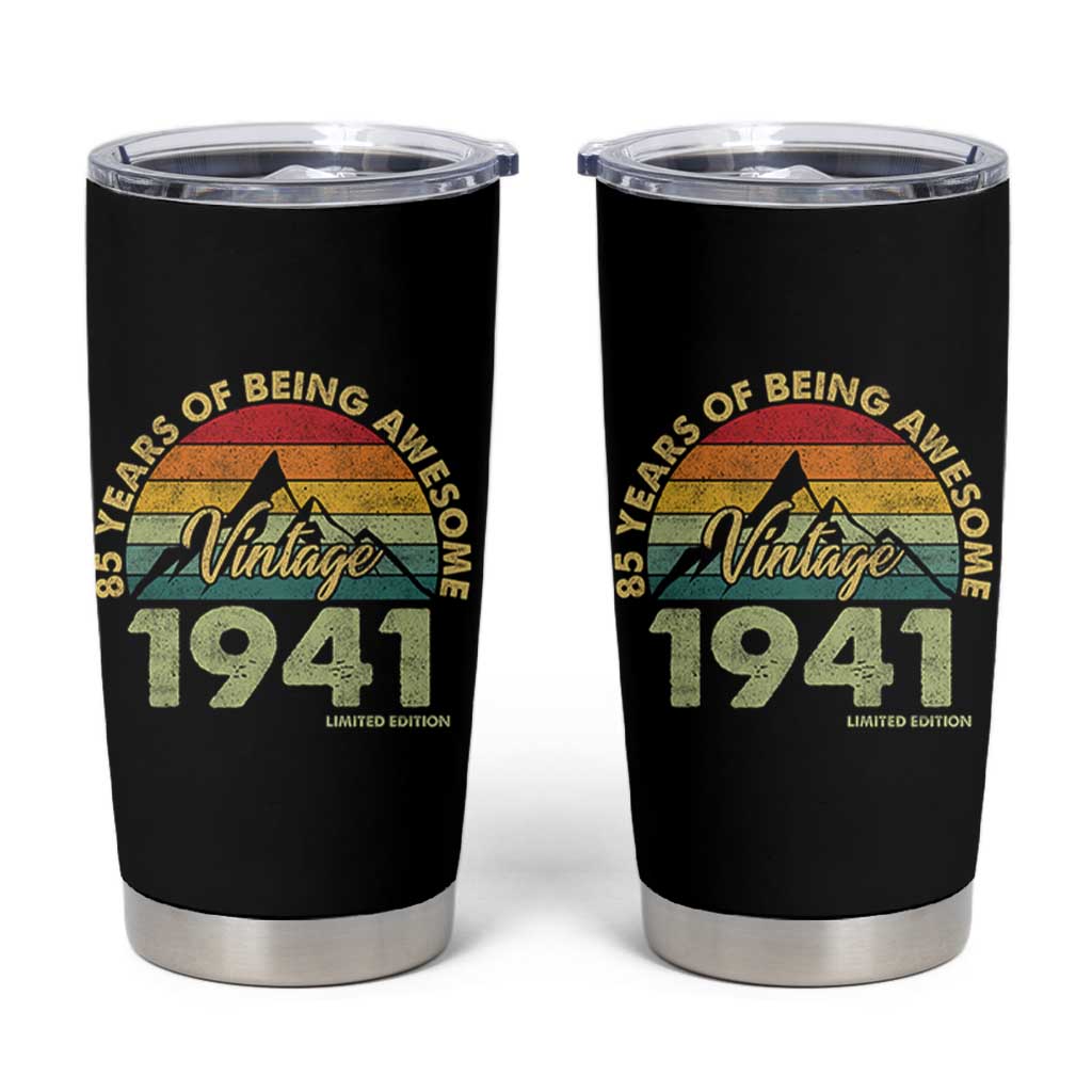 85th Birthday Tumbler Cup Vintage 1941 Limited Edition 85 Year Old Gift