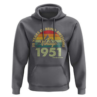75th Birthday Hoodie Vintage 1951 Limited Edition 75 Year Old Gift