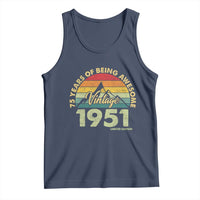 75th Birthday Tank Top Vintage 1951 Limited Edition 75 Year Old Gift