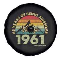 65th Birthday Spare Tire Cover Vintage 1961 Limited Edition 65 Year Old Gift