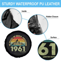 65th Birthday Spare Tire Cover Vintage 1961 Limited Edition 65 Year Old Gift