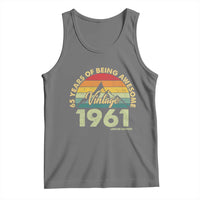 65th Birthday Tank Top Vintage 1961 Limited Edition 65 Year Old Gift