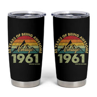 65th Birthday Tumbler Cup Vintage 1961 Limited Edition 65 Year Old Gift