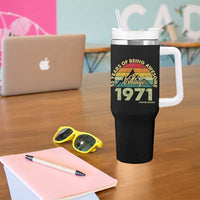 55th Birthday Tumbler With Handle Vintage 1971 Limited Edition 55 Year Old Gift