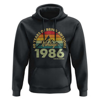 40th Birthday Hoodie Vintage 1986 Limited Edition 40 Year Old Gift