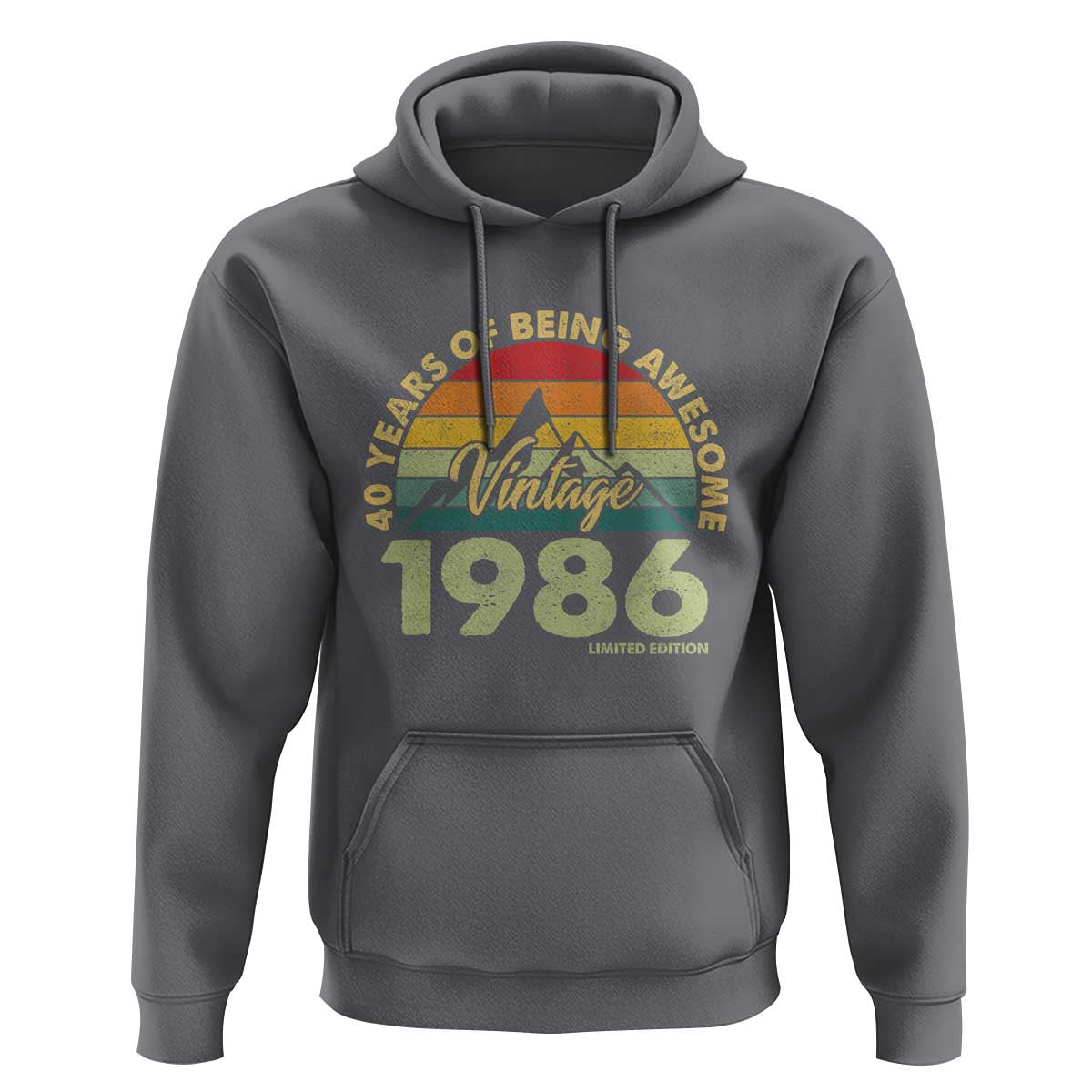 40th Birthday Hoodie Vintage 1986 Limited Edition 40 Year Old Gift