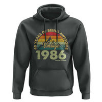 40th Birthday Hoodie Vintage 1986 Limited Edition 40 Year Old Gift